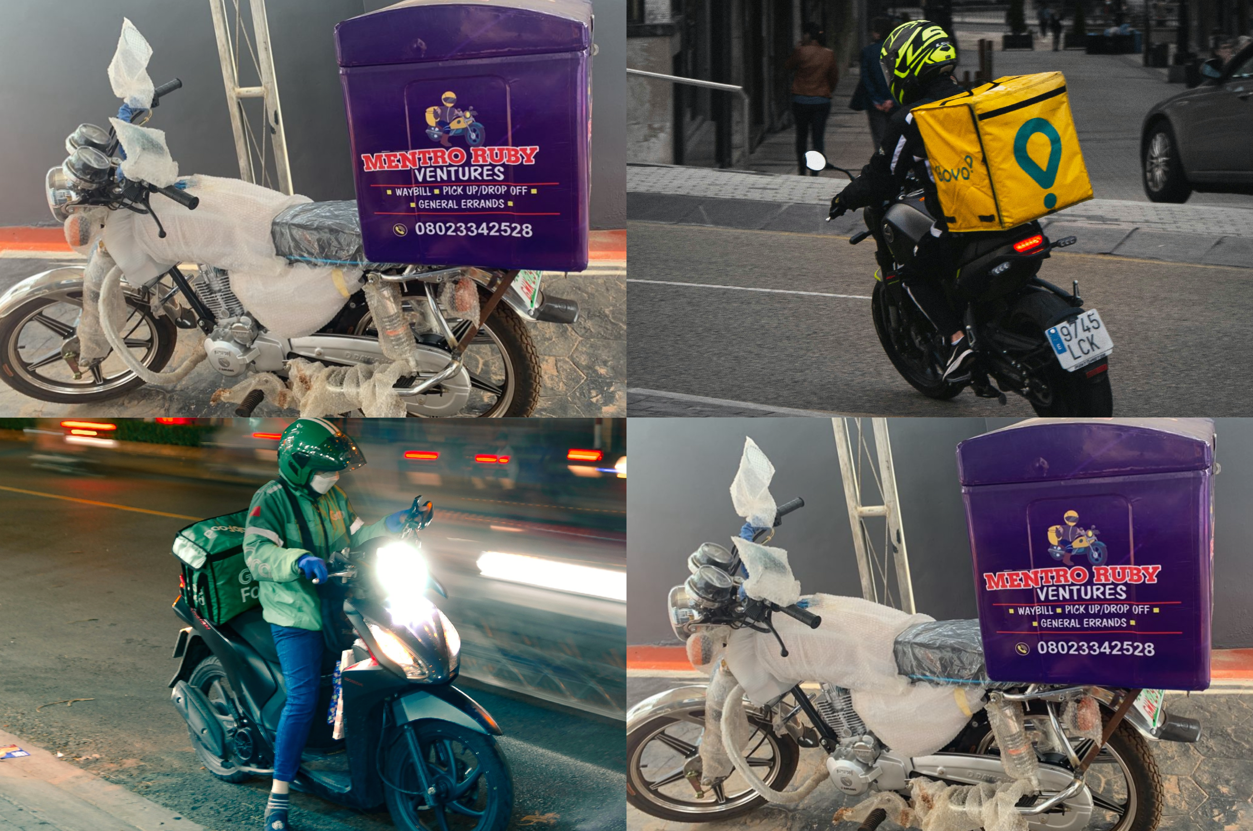 delivery screen